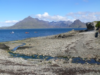 Elgol vue sur les Cuillins