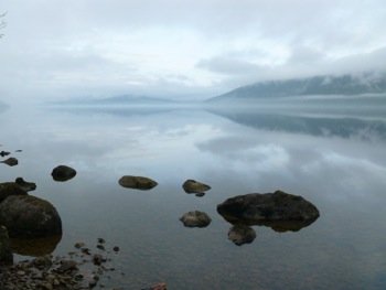 Bivouac au bord du Loch Ness