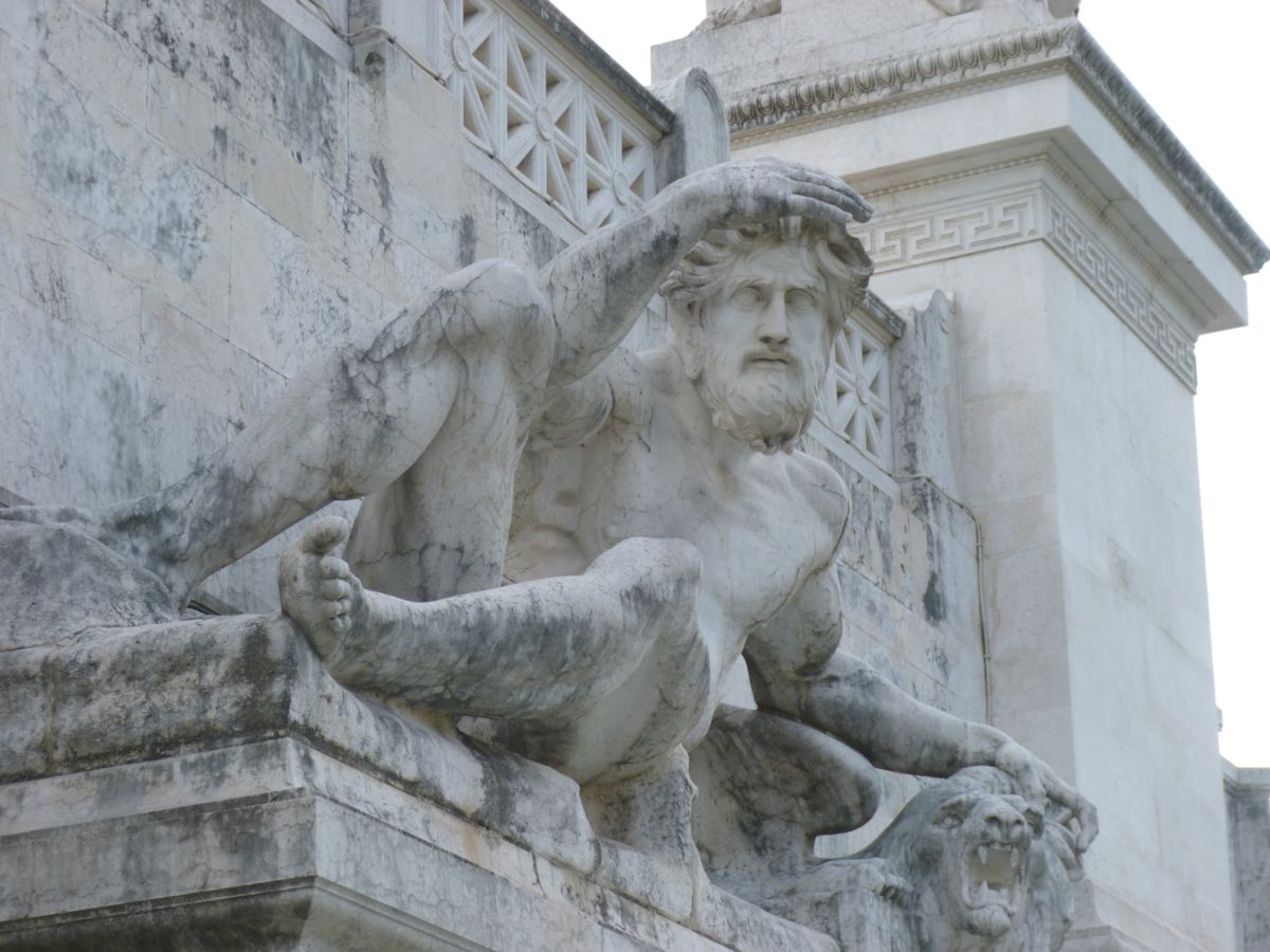 Le monument à Victor-Emmanuel II