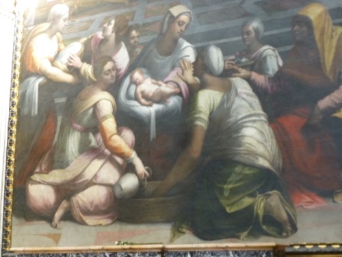 Santa Maria Del Popolo. Peinture de Raphaël 