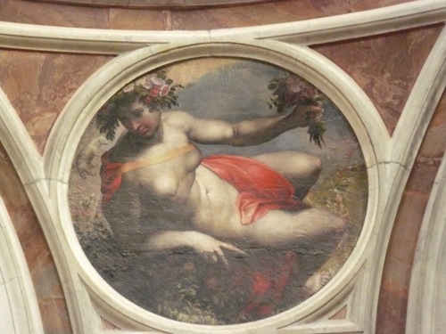 Santa Maria Del Popolo. Peinture de Raphaël 