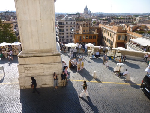 Vue depuis La Trinita del Monti