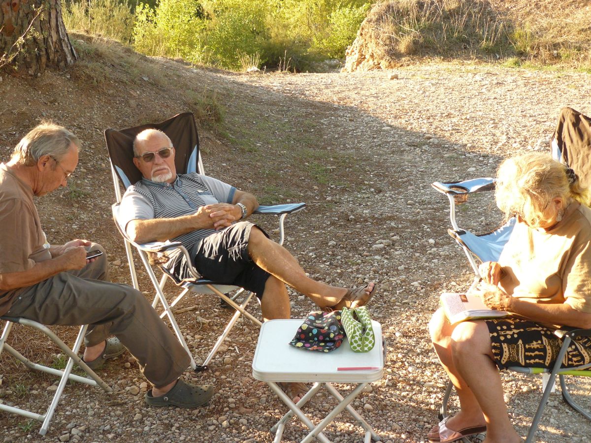 Bivouac au bord de l'Endre